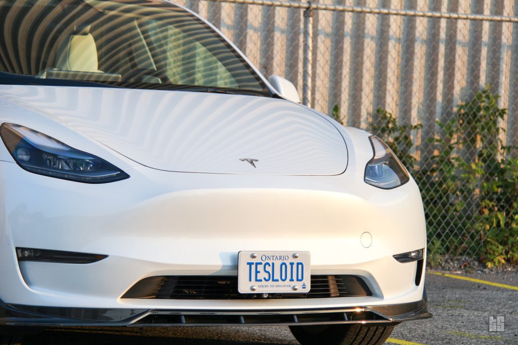 Tesloid Model Y/3 Licence Plate Holder - Performance